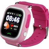 Ceas Smartwatch copii cu GPS iUni Q90, Touchscreen, Telefon incorporat, Buton SOS, Roz