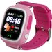 Ceas Smartwatch cu GPS Copii iUni Kid100, Touchscreen, Bluetooth, Telefon incorporat, Buton SOS, Roz