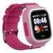 Ceas Smartwatch copii cu GPS iUni Q90, Touchscreen, Telefon incorporat, Buton SOS, Roz